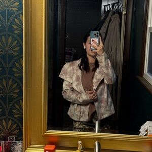 Stylish Tie-Dye Women's Jacket